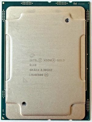 SR3AX Intel Xeon Gold 6140 CPU 2.30GHz 18 Core LGA-3647 140W Server Processor