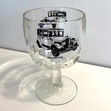 Copa de cerveza con patas vajilla coche antiguo recuerdos coleccionar gráfico Chrysler 1928