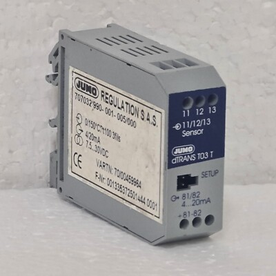 JUMO dTRANS T03 T Temperaturmessumformer 707032 990-001-005/000