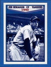 JOE DIMAGGIO '40 NY YANKEES / MVP SEASON / RARE MILLER PRESS / NM+ COND