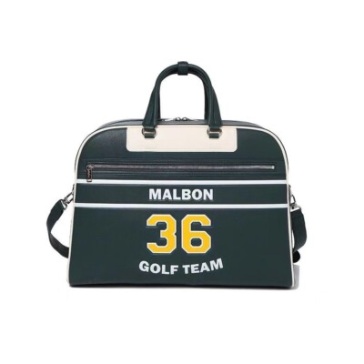 Malbon Golf Boston Bag Travel Bag 36 GOLF TEAM Green/Blue