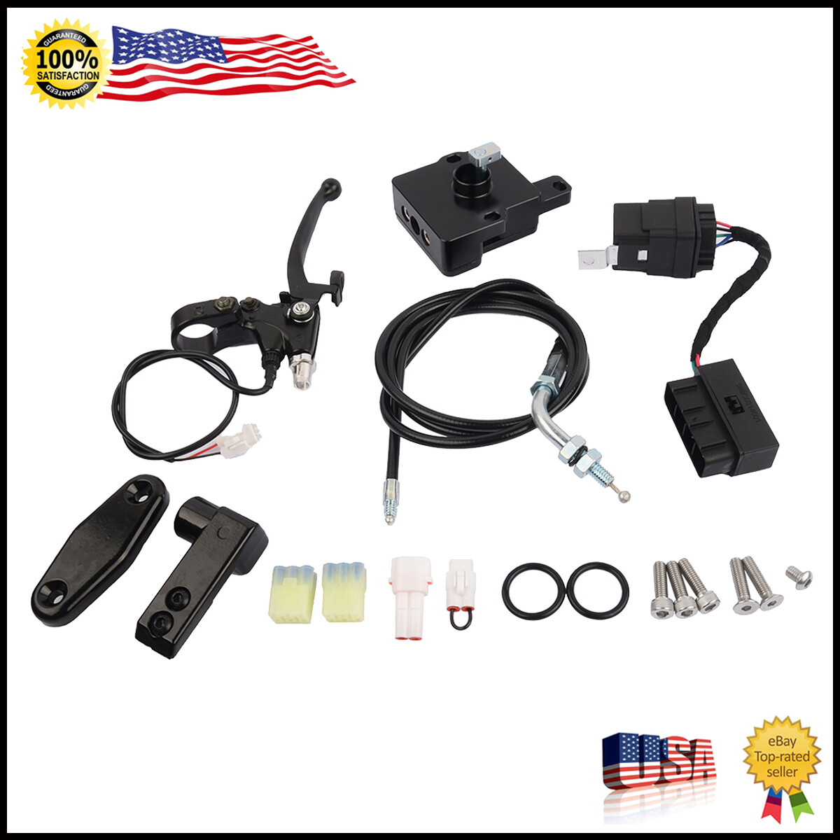 Manual 4WD Actuator Shifter Kit Fit Kawasaki Brute Force Prairie