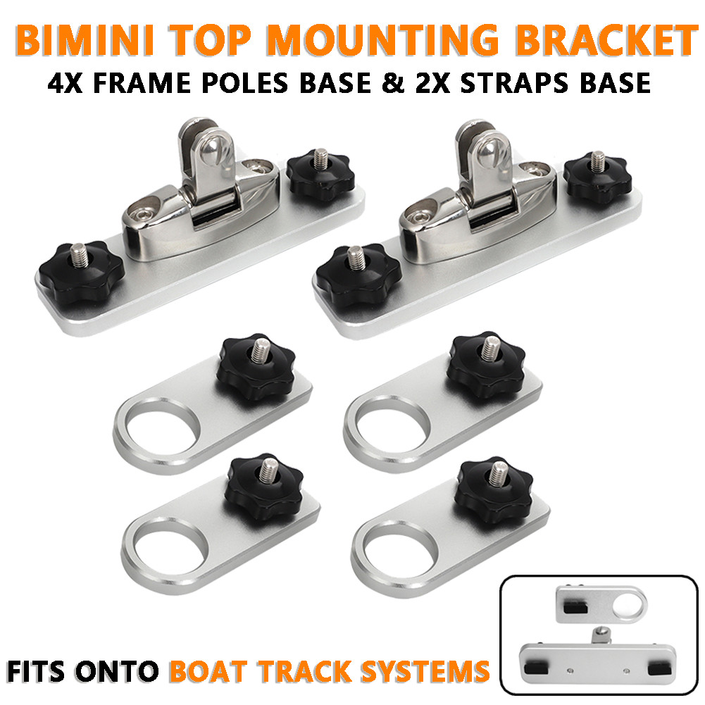 For Ranger Starcraft Boat Track Systems Boat Bimini Top Mounting Bracket Base
