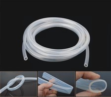 Food Grade Clear Silicone Tube 0.5/1.5/2.5/4/5/6/7mm ID. No Smell Soft Tubing