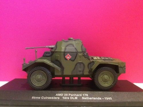 SUPERBE AMD 35 PANHARD 178 1ERE DLM NETHERLAND 1940 NEUF EN BOITE 1/43 F2 - Bild 2 von 5