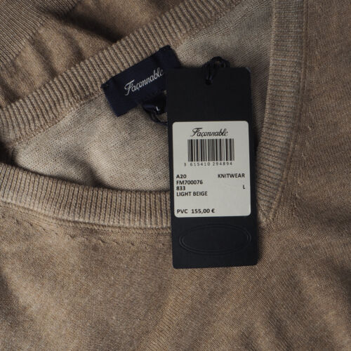 Faconnable Men's Sweater Size L Cashmere Blend FM700076 RRP: 155 Eur - Picture 6 of 9