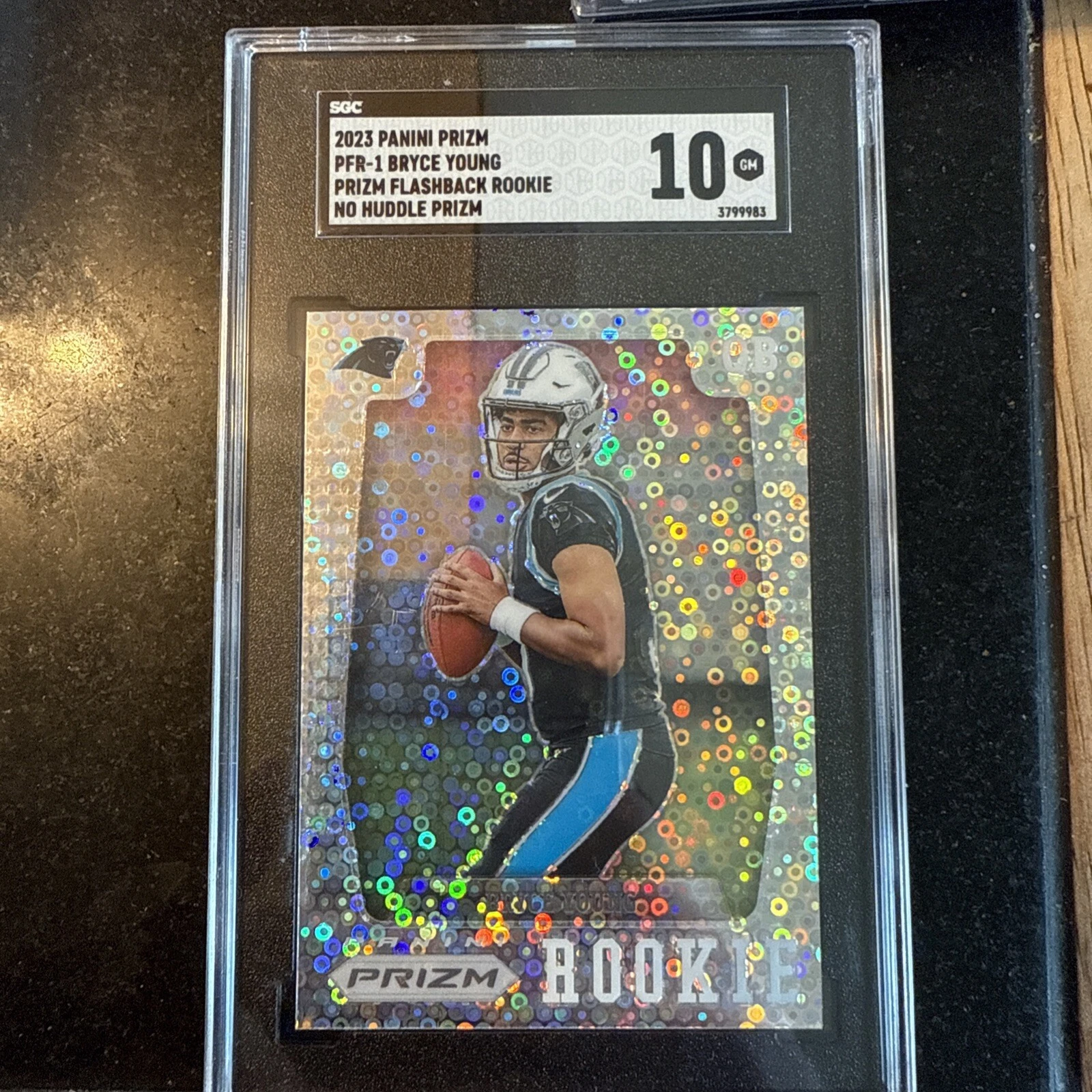 Deal for 2023 Panini Prizm / Bryce Young Flashback Rookie No Huddle #PFR1 PSA 10 GEM!