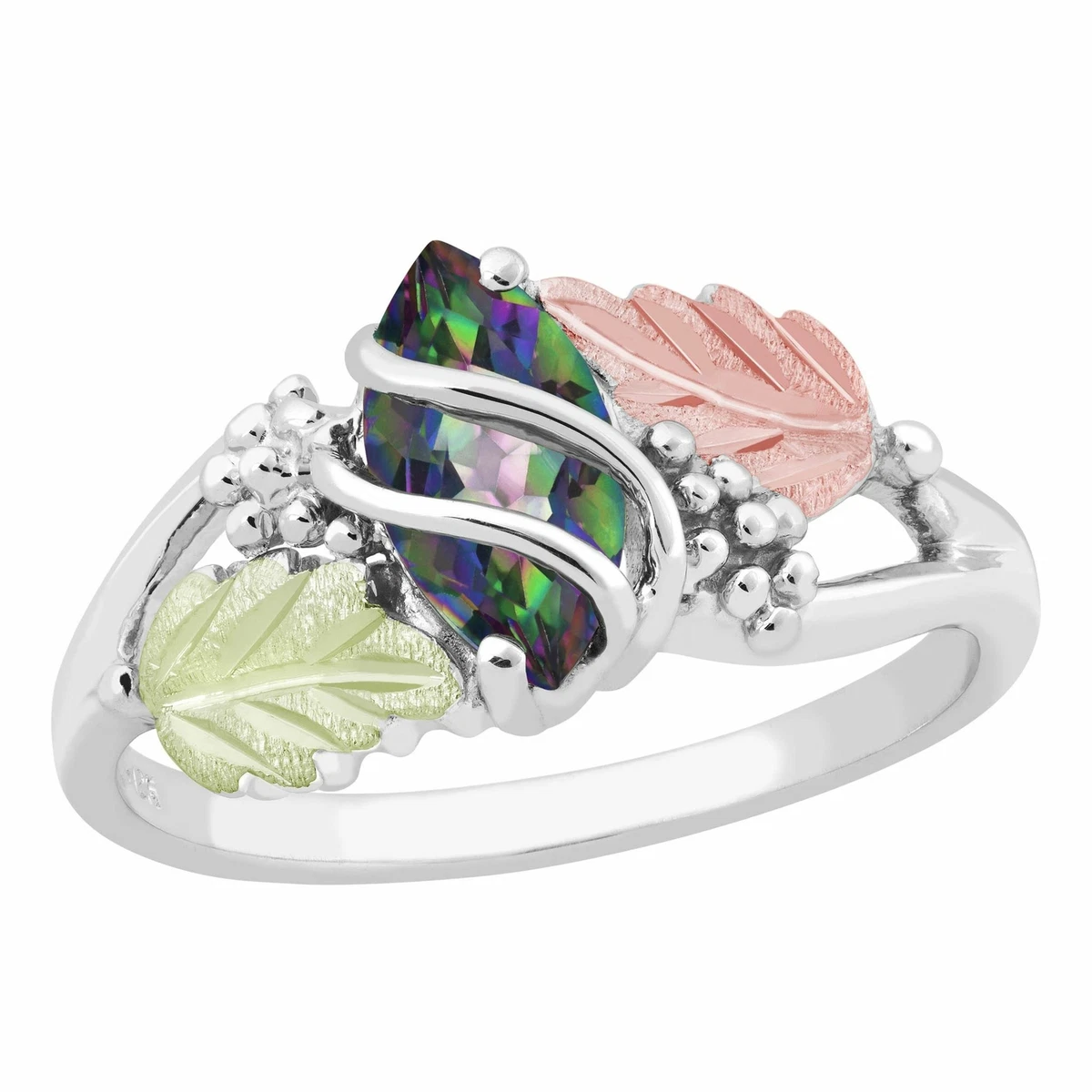 Black hills gold mystic fire topaz ring deals