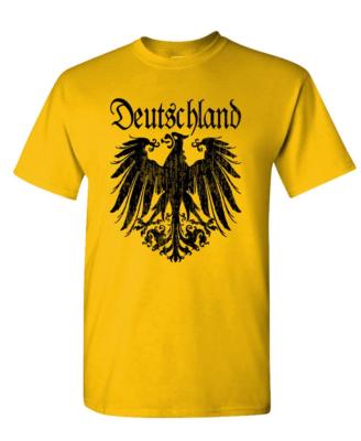 BLACK DEUTSCHLAND EAGLE - german soccer - Cotton Unisex T-Shirt