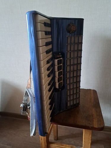 Deutsches Vintage Klavier Accodion Contasina 80 Bass mit Koffer - Bild 12 von 24