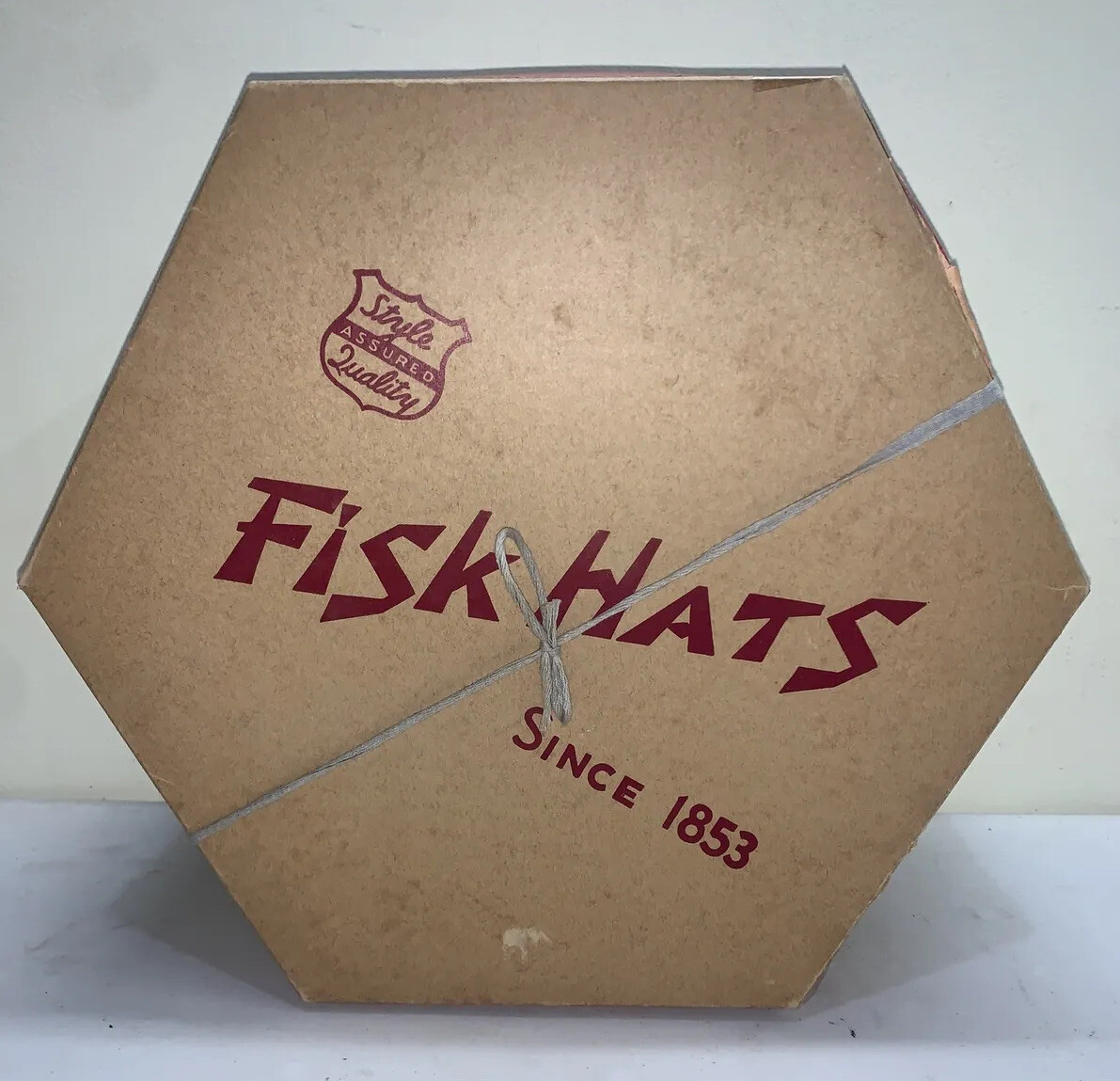 Vtg JCPenney Tweed Fedora United Hatters Union Workers Mens Hat Size 7