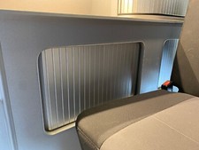 125mm x 530mm, Campervan/Motorhome Tambour Door, Roller Shutter Door, Silver