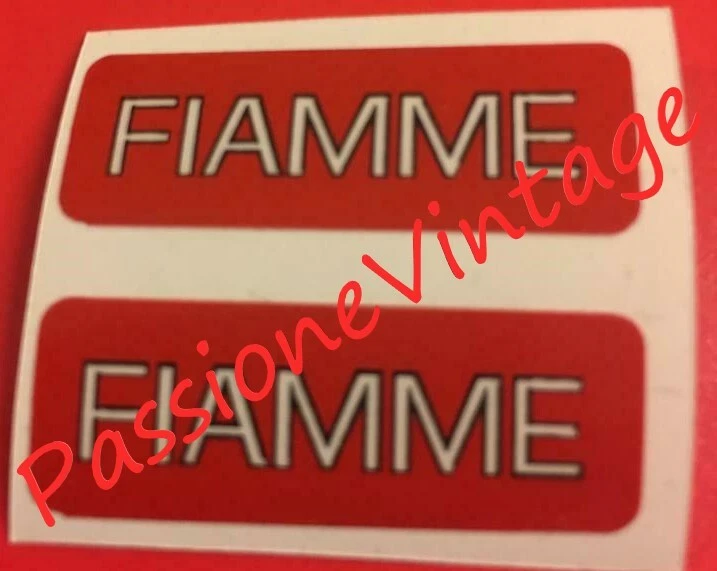 Fiamme etichette 2pz decalcomanie/adesivi/stickers