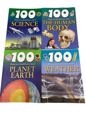 100 Things You Should Know About Book Lot of 4 Science Earth Weather Human Body