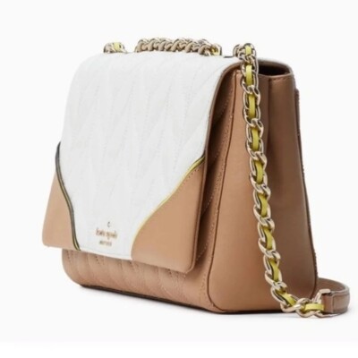 Kate Spade Briar Lane Quilted White/Dove Multi Colorblock