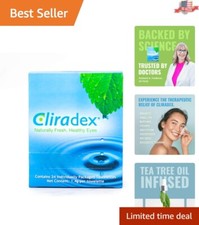 Ophthalmologist-Approved Natural Eyelid and Face Wipes - Tea Tree Oil Cleanser