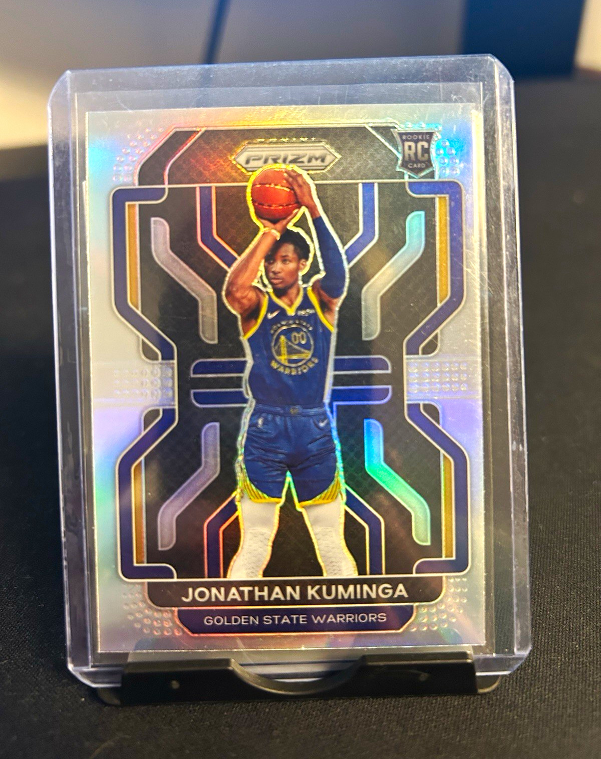 Panini 2021-22 Prizm Silver Prizm RC Jonathan Kuminga #307 Warriors