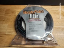 New Monster Cable Monster Video HDTV (6.6 FT) RCA Cables 24K Gold Connections