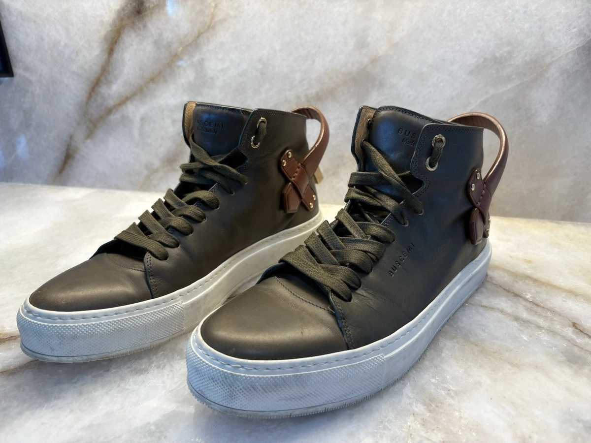 Baskets Buscemi 100mm - Cuir Crème - Pointure 39 EU (6 US) - Neuves Dans Boîte