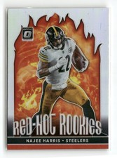 2021 Donruss Optic #RHR-7 Najee Harris Red Hot Rookies Pittsburgh Steelers