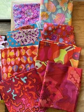 Kaffe Fassett Collective Free Spirit Fabrics Lot 8 FQ Quilting Cotton