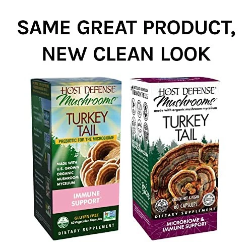 Cola de pavo Host Defense 120 cápsulas sin sabor Foto 2 de 4