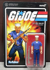 Super7 GI Joe Sailor Navy Serviceman Beard ReAction 3.75  Carded