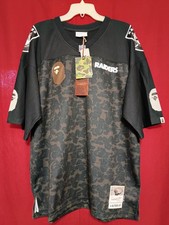 A BATHING APE BAPE MITCHELL & NESS RAIDERS NF...