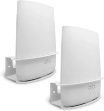 ALLICAVER Wall Mount Holder for Orbi 2 Pack Compatible Bracket White 