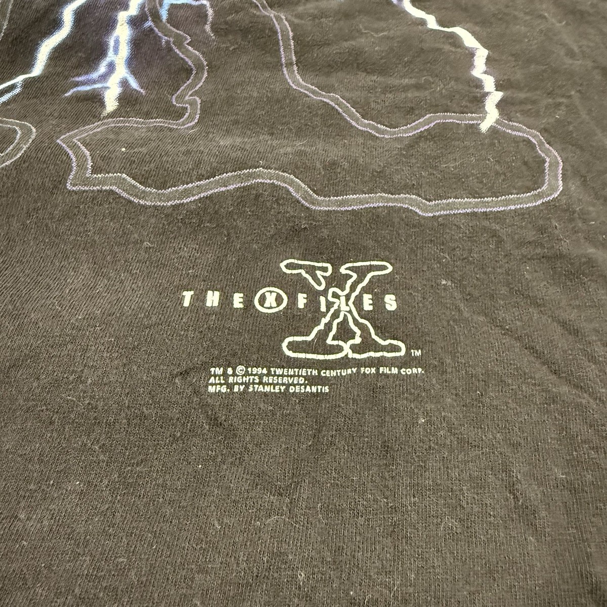 VINTAGE 90s THE X FILES STANLEY DESANTIS MOVIE PROMO LIGHTNING SCI 