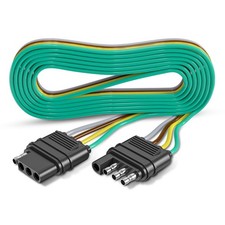 4 Pin Trailer Connector Harness Extension 80 Inch, 16AWG 4 Way...