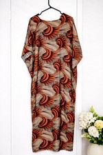 African Boubou Kaftan Maxi Ankara Dashiki Loose Fit One Size Dress