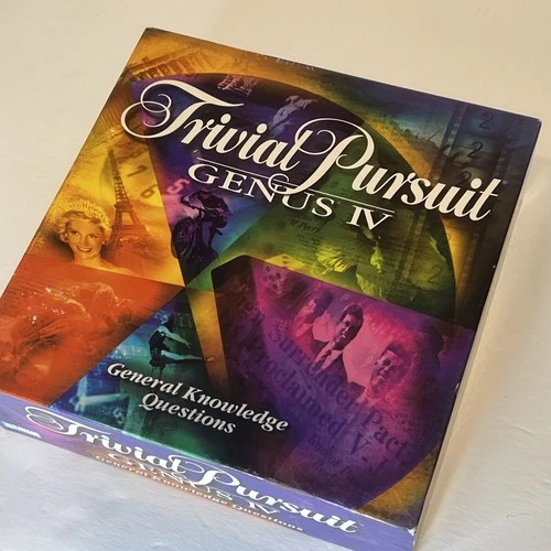 TRIVIAL PURSUIT Genus IV Edition Board Trivia Game Parker Brothers -  Vintage 96