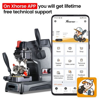 Xhorse Condor XC-002 Pro Multi-functional Manually Cutt Machine Al-purpose Clamp