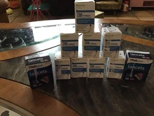 True Metrix Blood Glucose 400 Test Strips Exp:  2022 Plus 2 Boxes Lancets