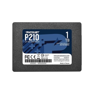 Patriot P210 1TB Internal SSD - SATA 3 2.5'' - Solid State Drive - P210S1TB25