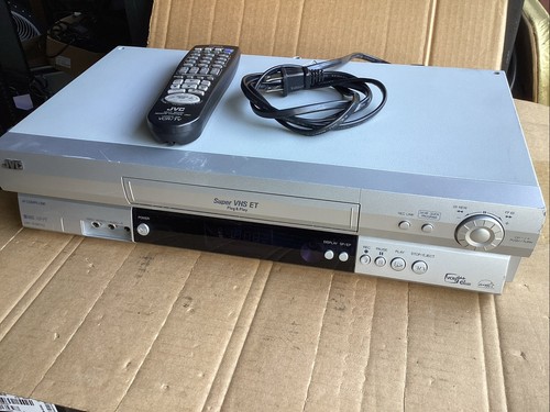 JVC Super VHS ET Player Recorder HR-S3911U SVHS Hi-Fi With Remote - Picture 1 of 24
