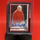 Panini 2023-24 Donruss Optic Bobby Knight Indiana Hoosiers Auto #197 /3