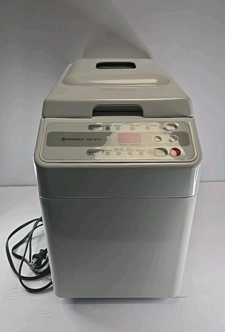 RARE Vintage Hitachi HB-B101 Automatic Home Bread Maker - With Original Manual