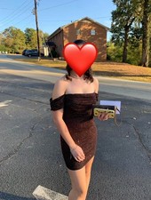 Sparkly burgundy homecoming dress- size small