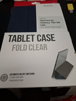 Hama Tablet-Case FOLD Clear Dunkelblau Für Galaxy Tab S6 Lite 10,4'' (20,22,24)