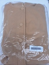 Nordic Gear Tan Fleece Unisex Hooded Cape Poncho One Size New In Packaging
