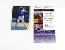 David Wright Signed 2002 Bowman Heritage Rookie Baseball Card #182 Mets JSA Auto. rookie card picture