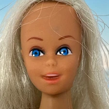 Vintage 11.5" Tall Twist Waist Fashion Doll Casey Clone Hong Kong Platinum Hair