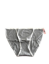 Victoria's Secret Stretch Cotton String Bikini Panty Heather Grey