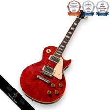 Chitarra Gibson Custom Les Paul Standard Flame Quilt Wine Red