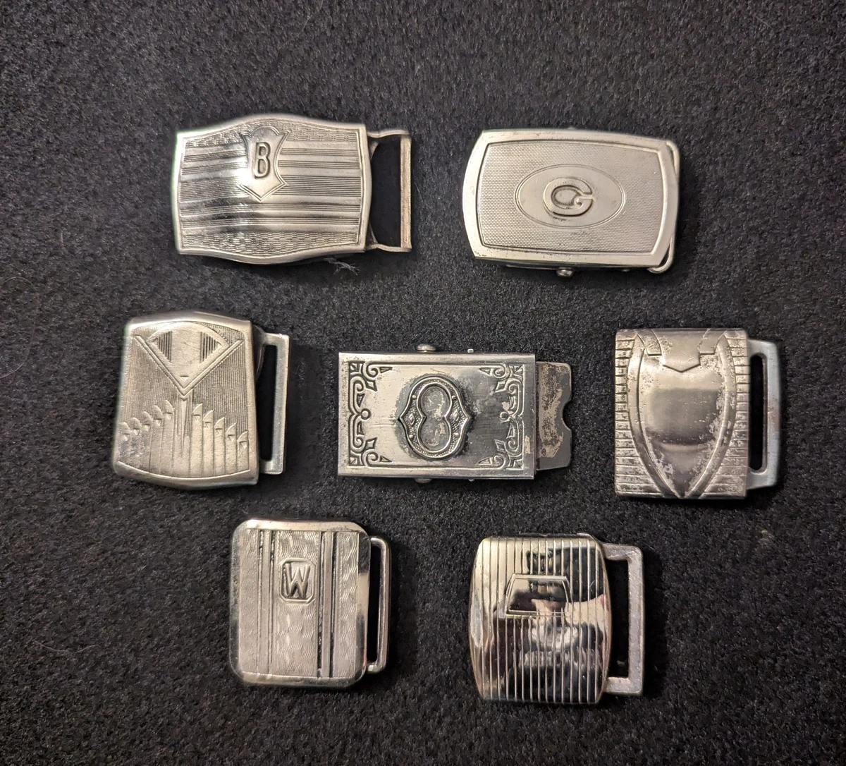 Art Deco Silver Plated Vintage Belt Buckles for sale | eBay