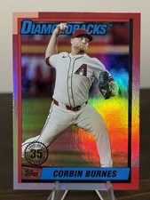 Corbin Burnes 2025 Topps Update #U90-45 1990 35th Anniversary Diamondbacks