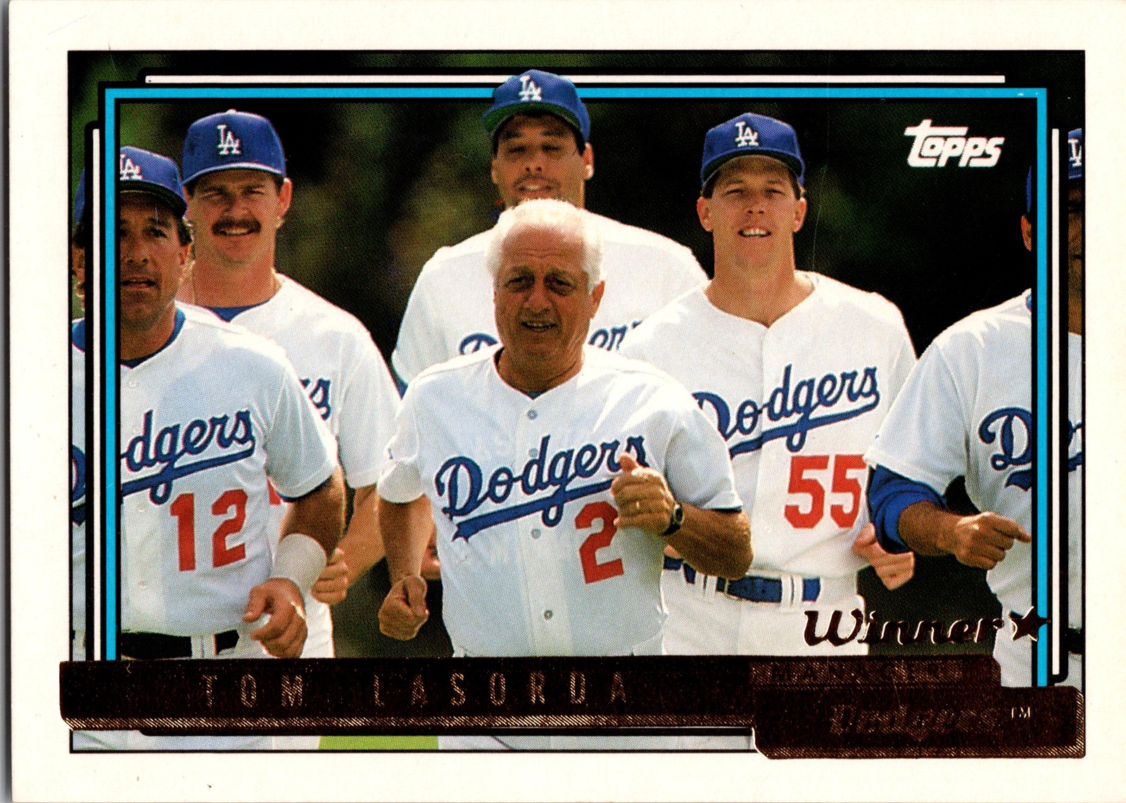 1992 Topps #261 Tom Lasorda Gold Winners