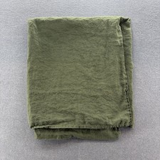 DAPU Flat Sheet Queen Size Green French Linen 90x102 Bedding
